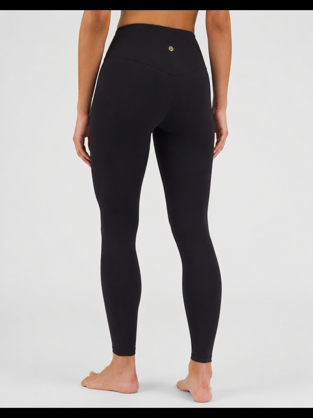 Lululemon NWT black With Gold Logo  Align HR Legging Size 4